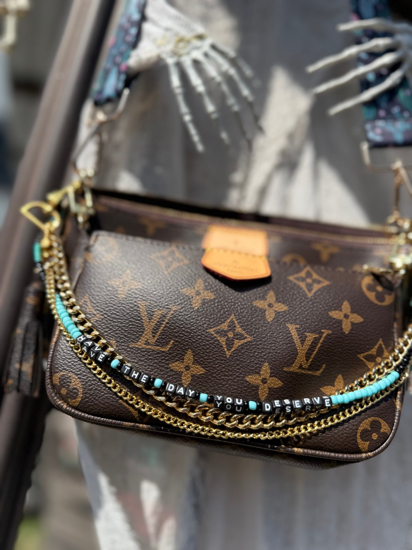 Have The Day You Deserve Purse Decor