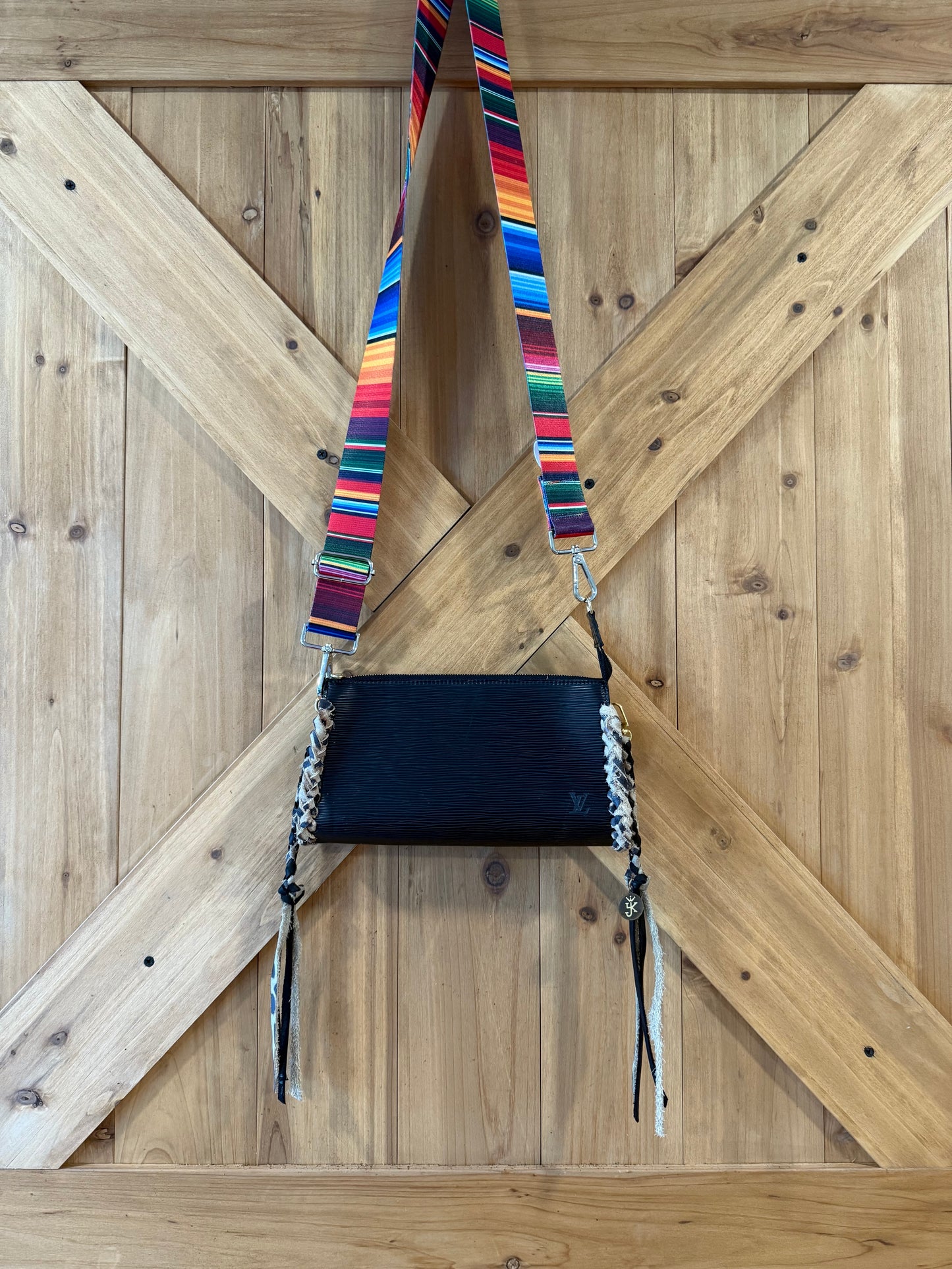 Black Epi Pochette Crossbody