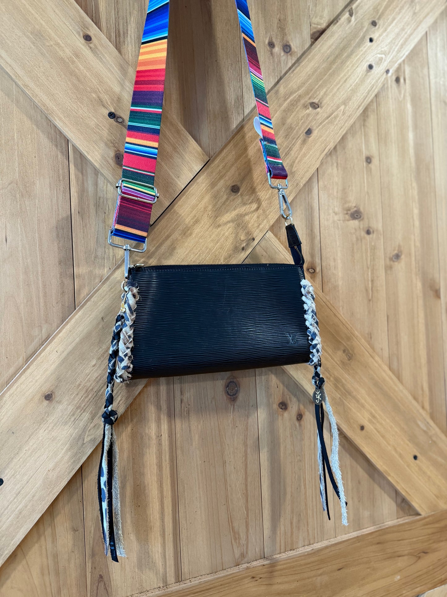 Black Epi Pochette Crossbody