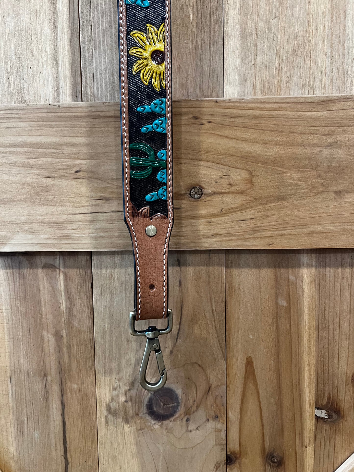 Cactus & Sunflower Crossbody