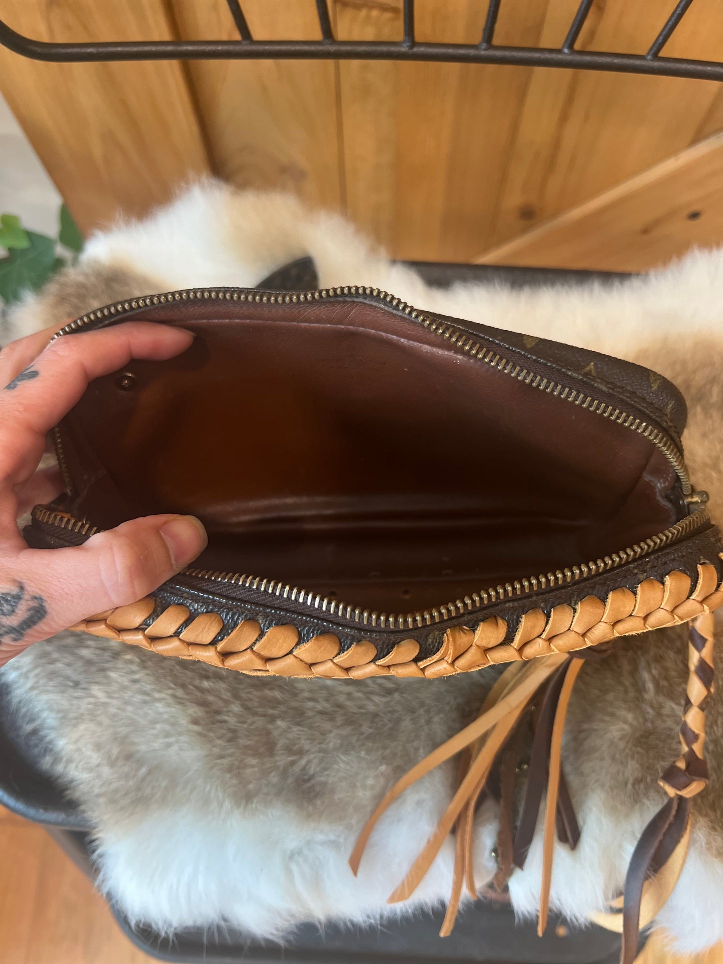Vintage LV Wristlet