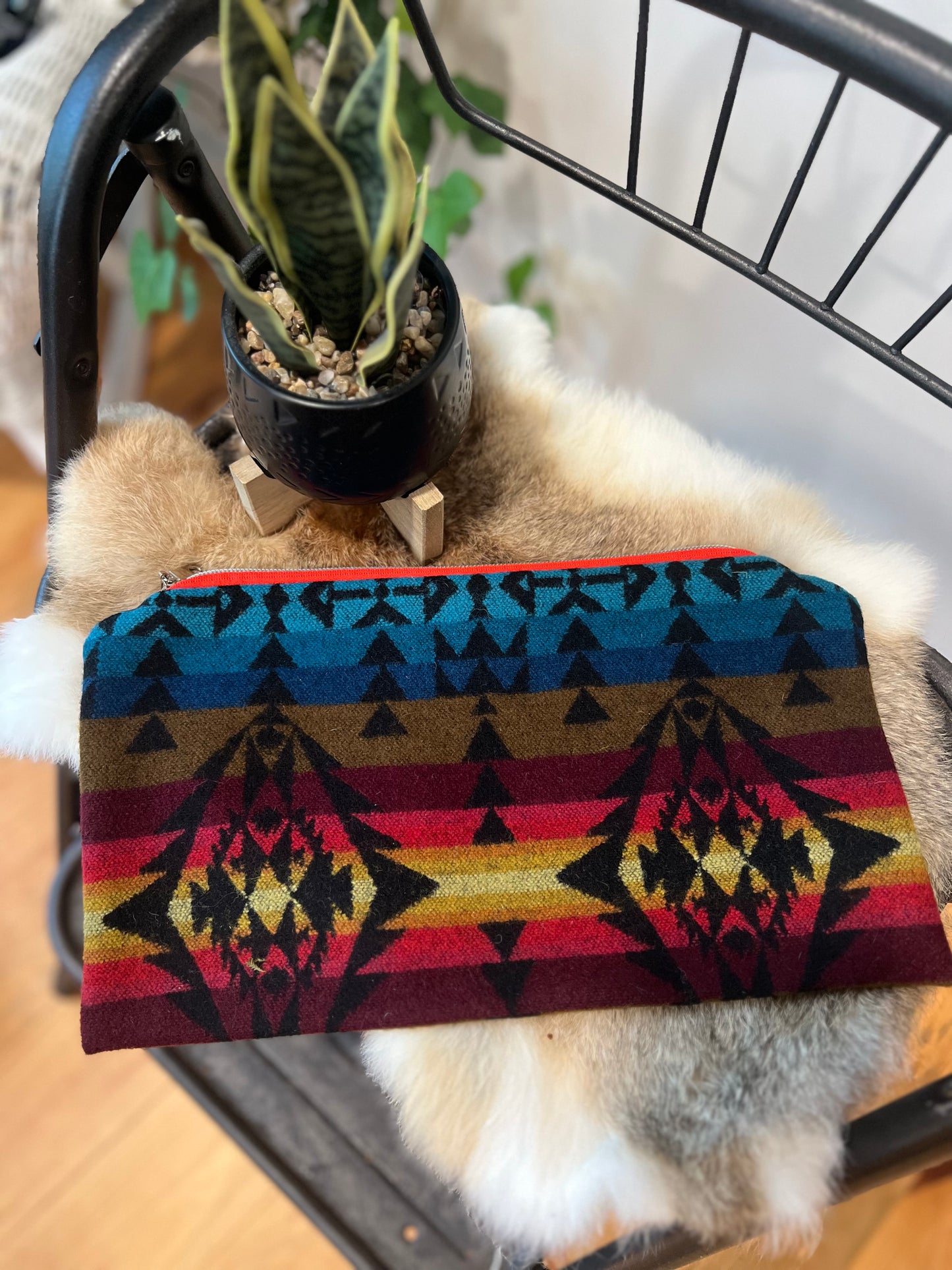 Large Pendleton Pouch