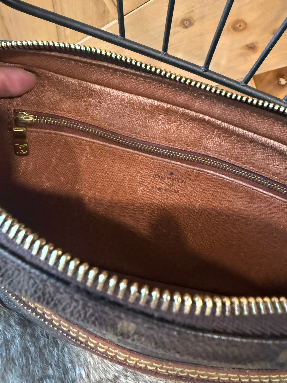 LV Vintage Marly Dragonne Wristlet