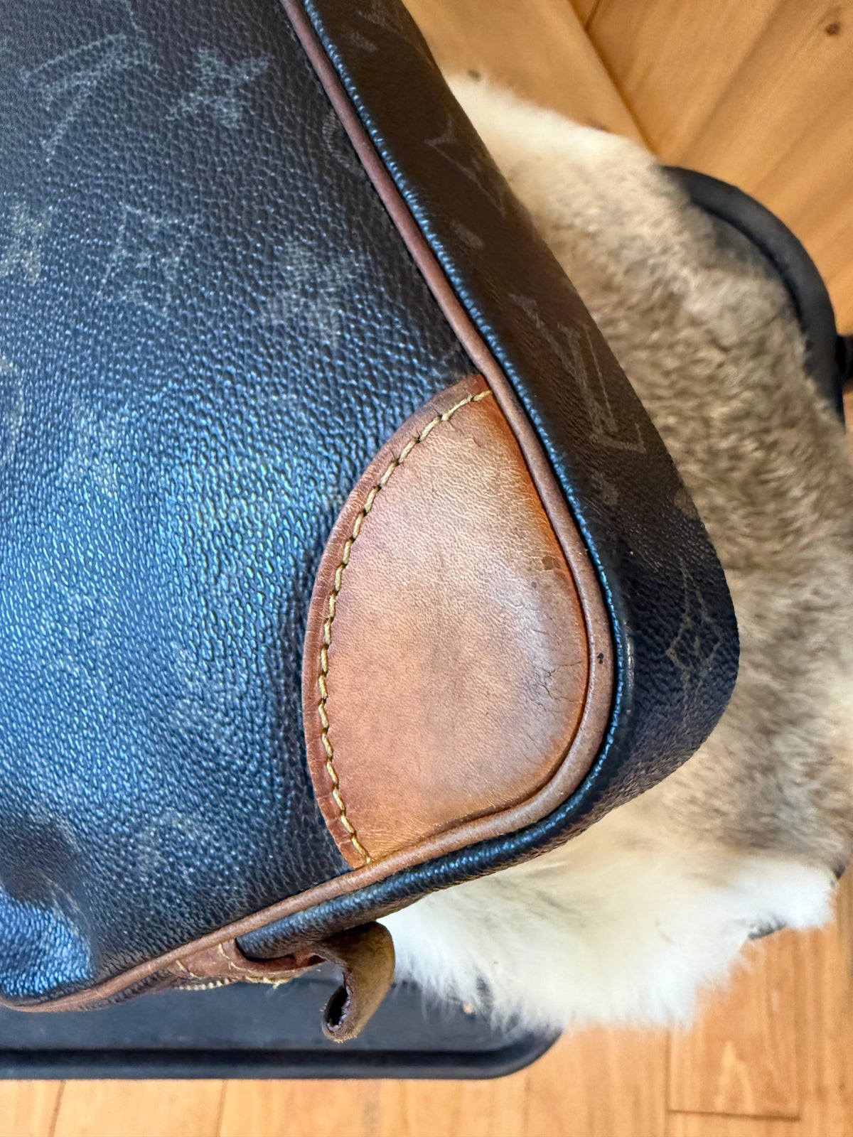 LV Vintage Marly Dragonne Wristlet