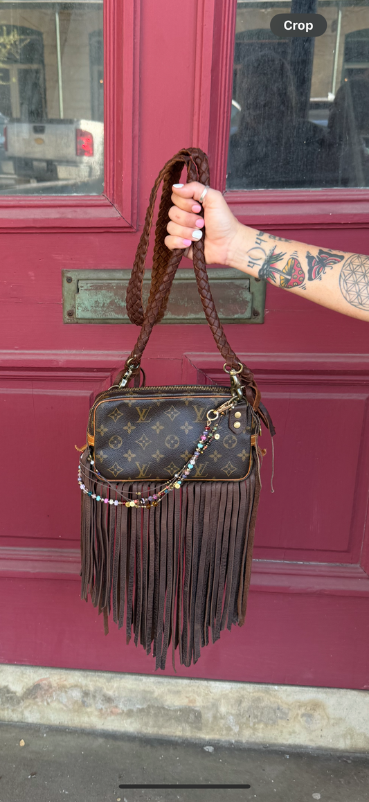 Revamped LV Monogram Pochette Marly Bandouliere Crossbody
