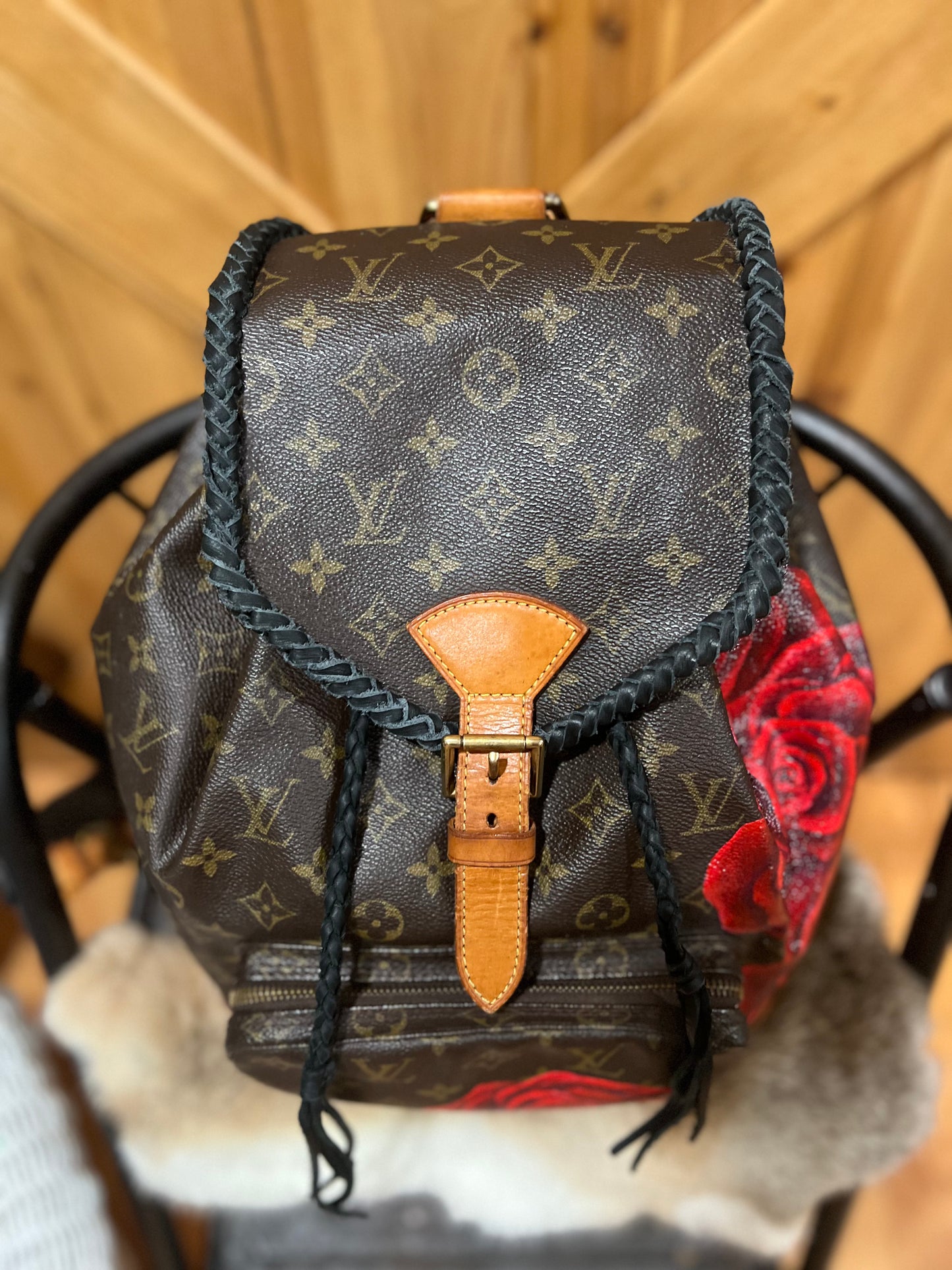 Vintage LV Montsouris GM Backpack