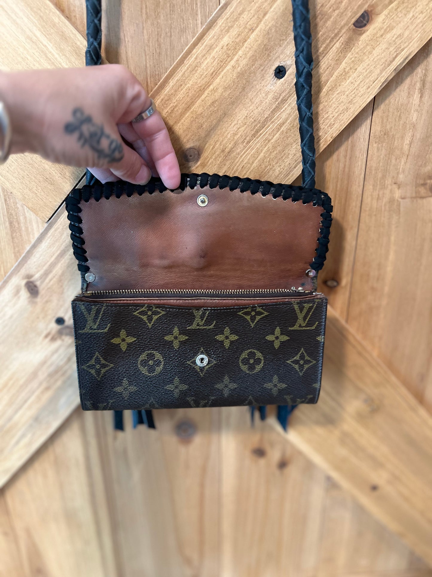 Vintage LV Monogram Wallet Crossbody