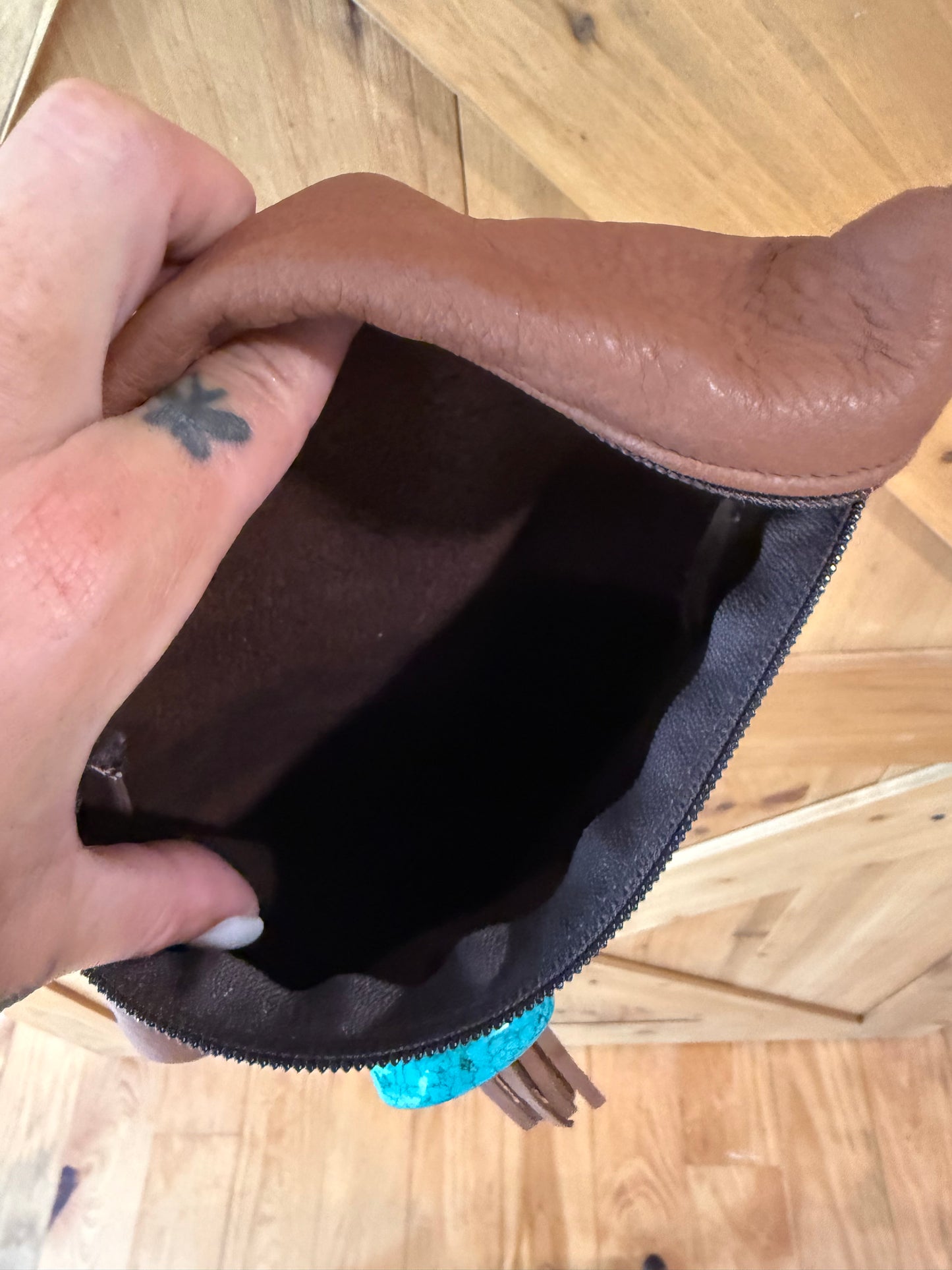 Calf Skin Leather Crossbody