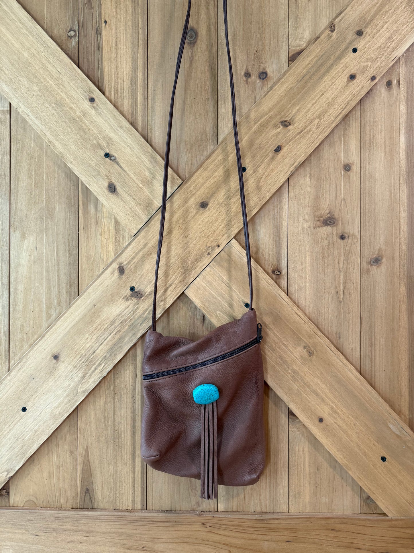 Calf Skin Leather Crossbody