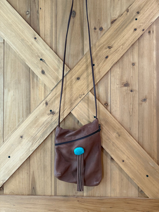 Calf Skin Leather Crossbody