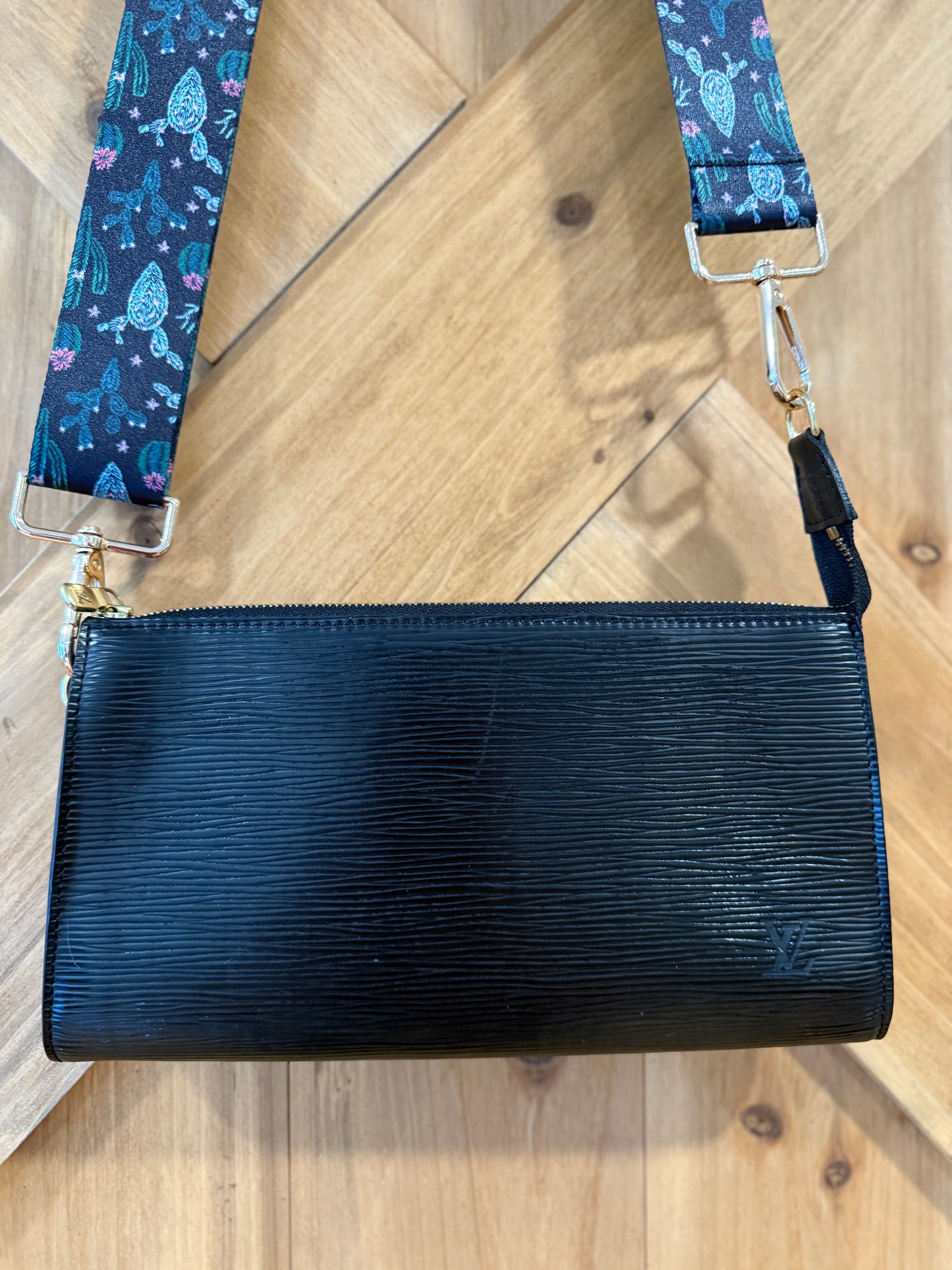 Black Epi Pochette Crossbody