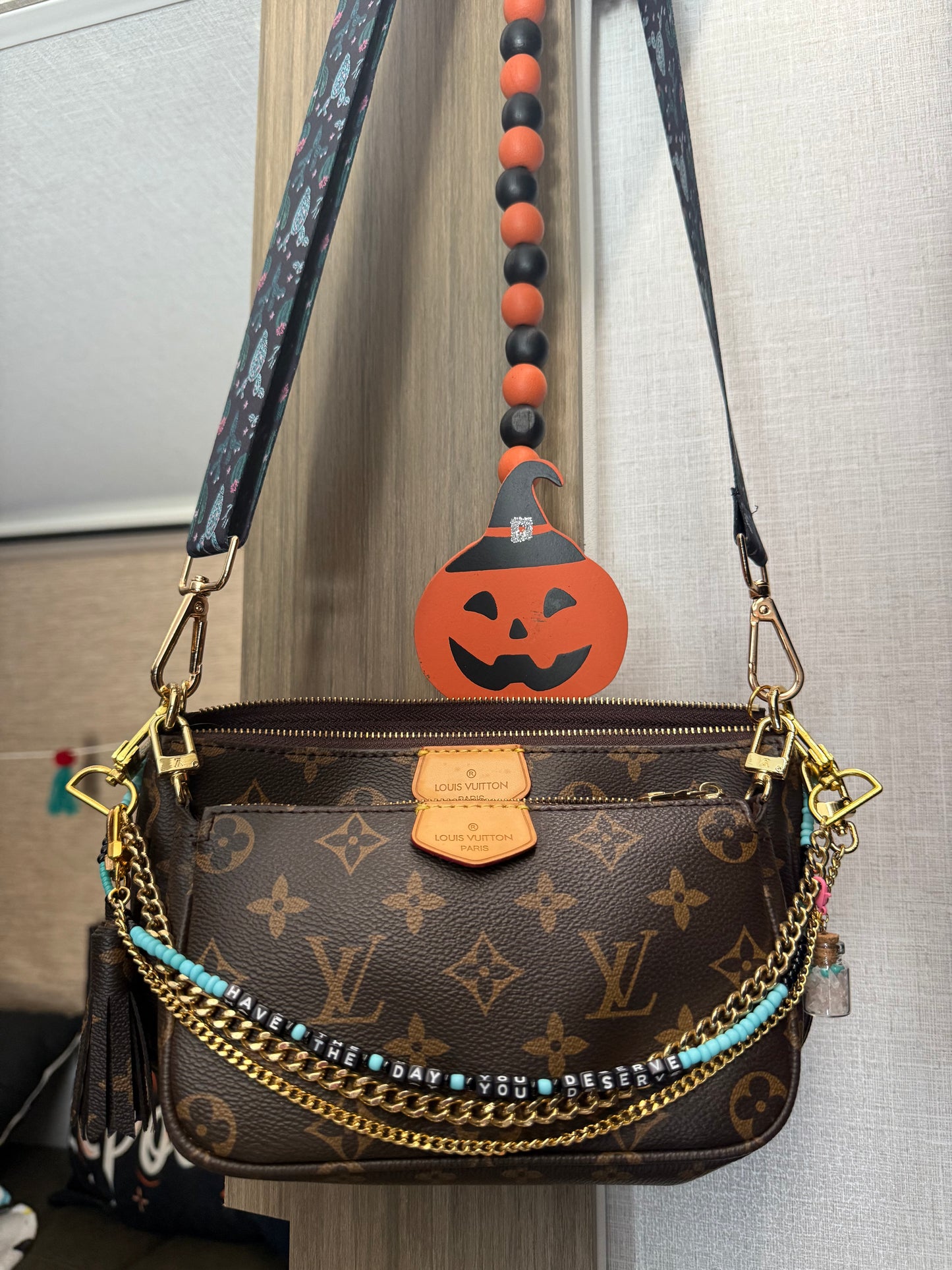 Have The Day You Deserve Purse Decor