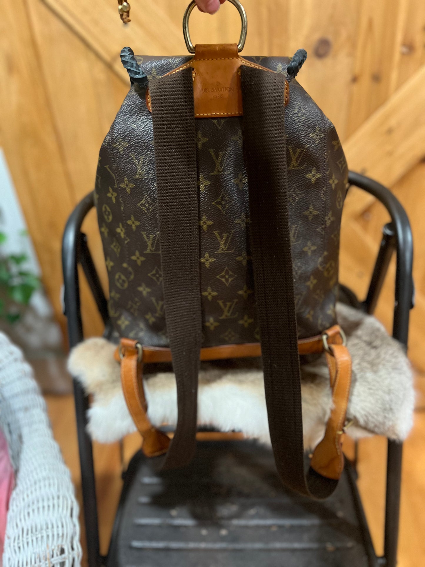 Vintage LV Montsouris GM Backpack