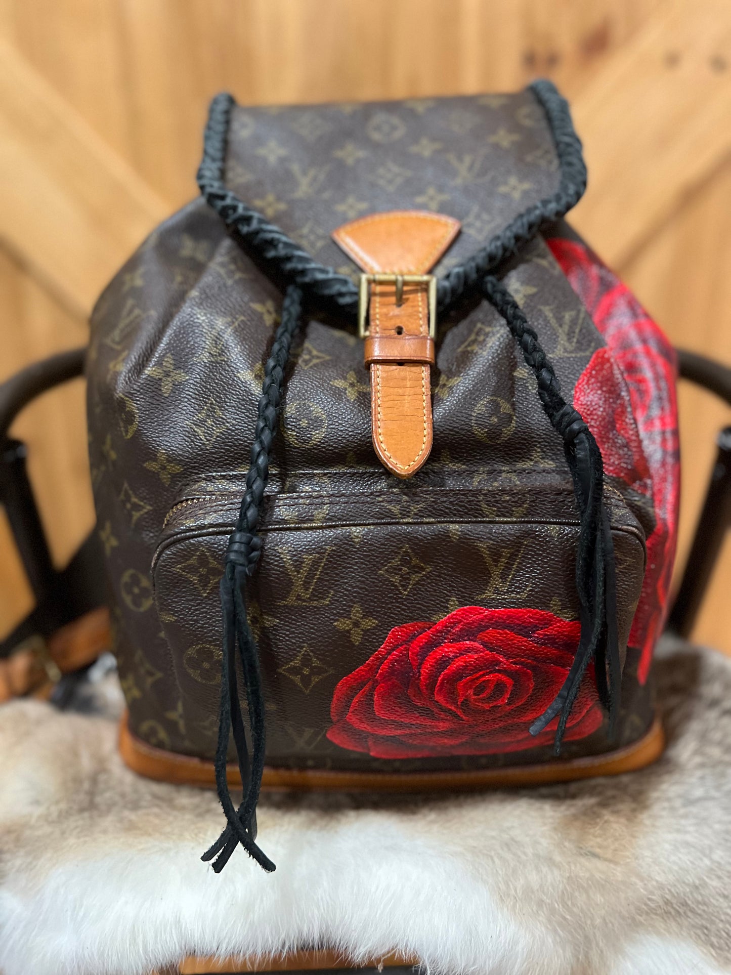 Vintage LV Montsouris GM Backpack