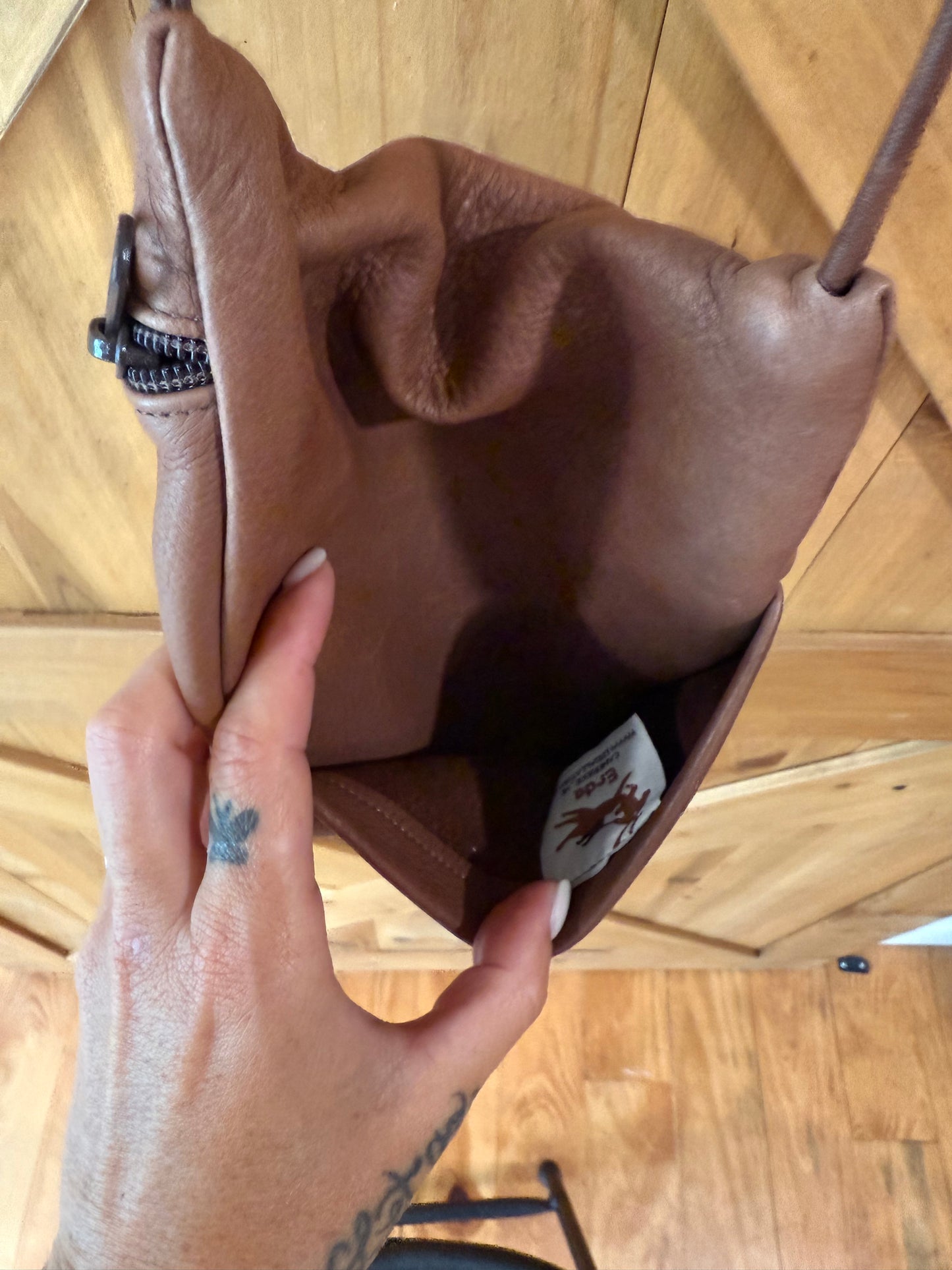 Calf Skin Leather Crossbody