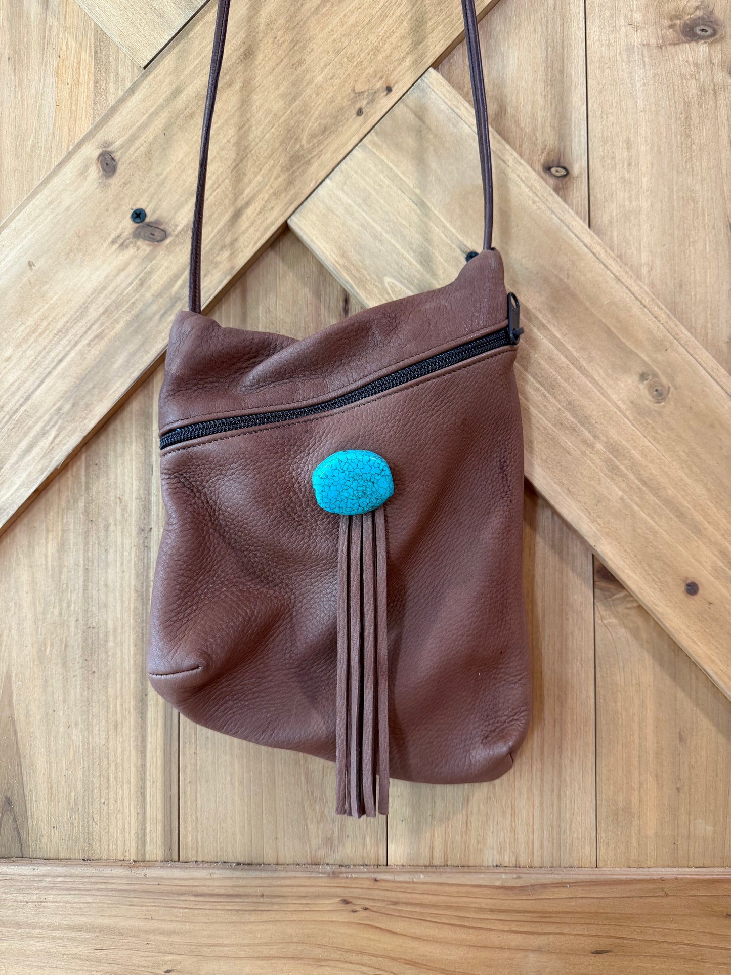 Calf Skin Leather Crossbody