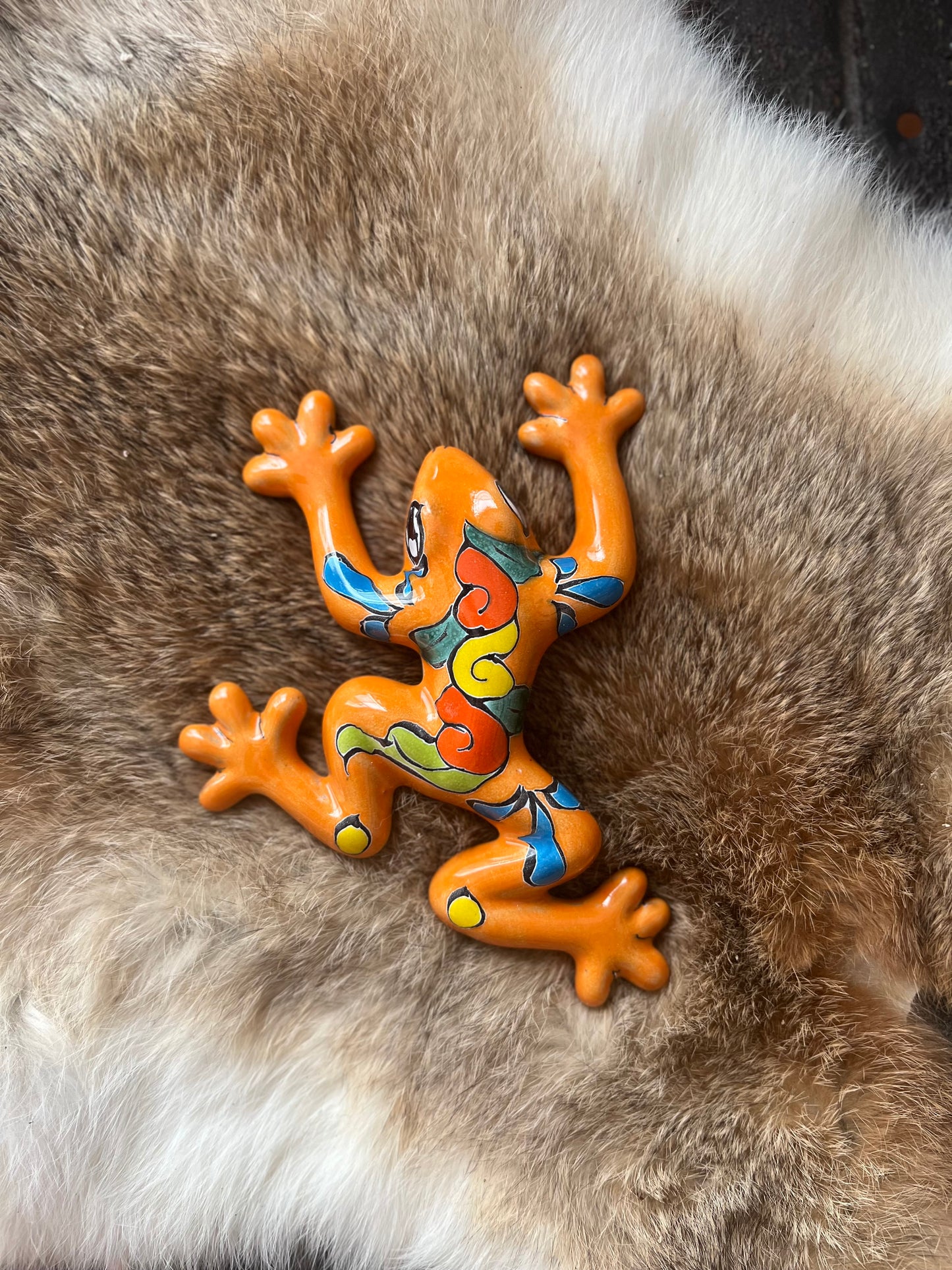 Small Talavera Frog