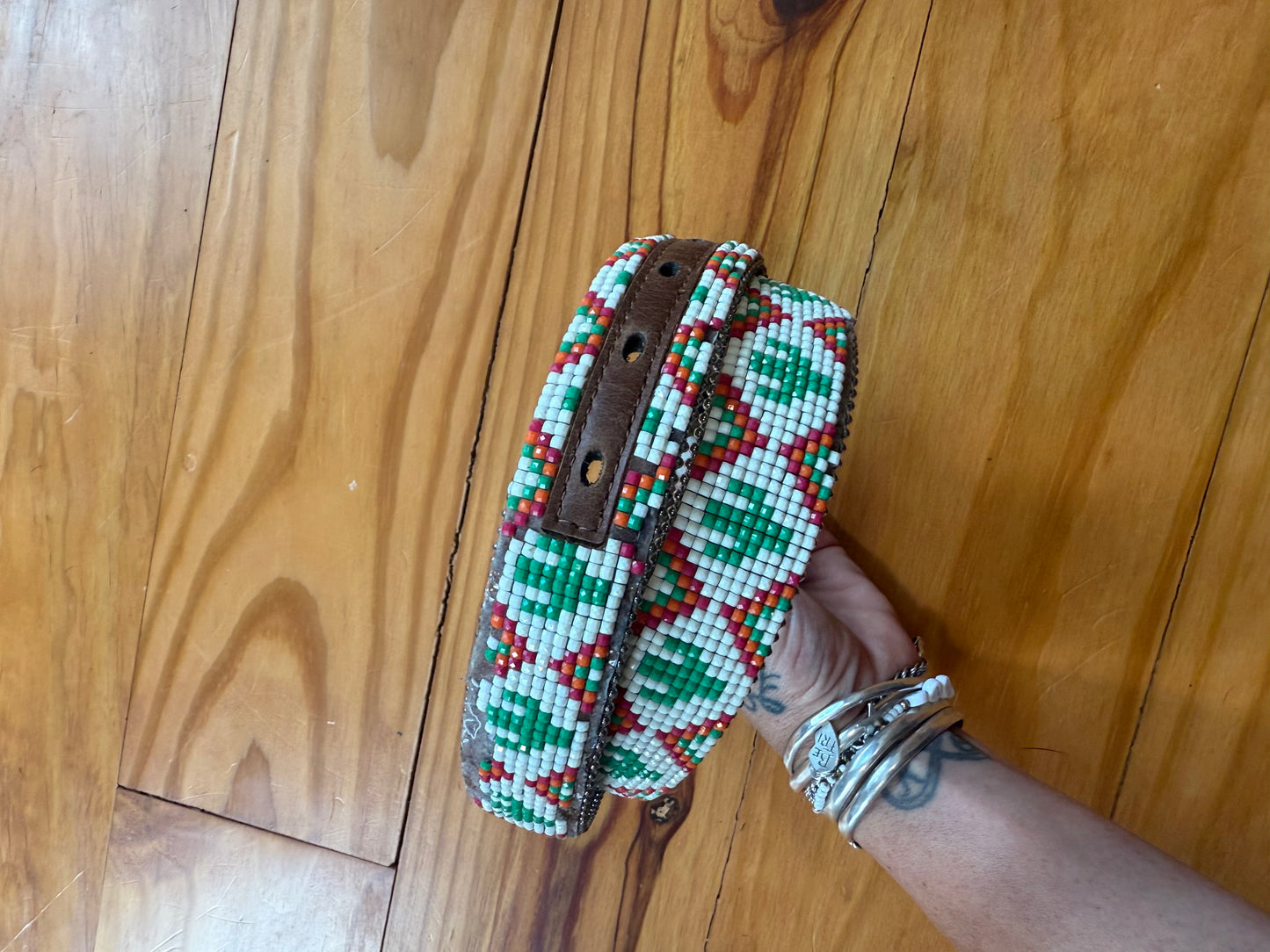 Beaded Cactus Belt
