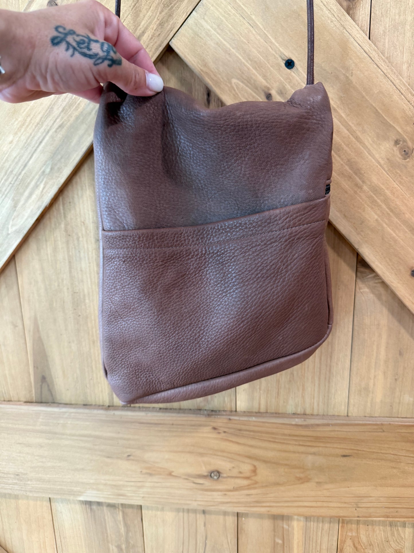 Calf Skin Leather Crossbody